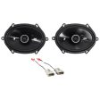 Kicker 6x8  Front Factory Speaker Replacement Kit For 2004 Ford F-150 Heritage Hot on Sale