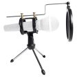 Rockville RTMS21 Desktop Tripod Microphone Stand With Pop Filter + Shock Mount Online Hot Sale