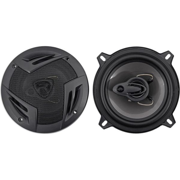 (2) Rockville 5.25  Tower Speakers+Bluetooth Receiver Polaris RZR ATV UTV CART For Cheap