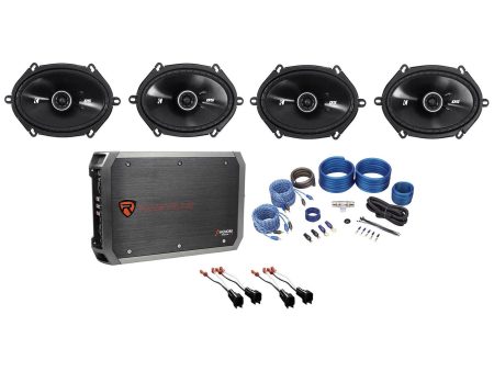 Kicker 6x8  Speaker Replacement Kit + 4-Ch Amp For 1999-2002 Lincoln Navigator Online