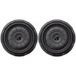 (2) Kicker 43CVT102 COMPVT 10  1600w Shallow Slim Car Subwoofers Subs CVT10-2 For Discount