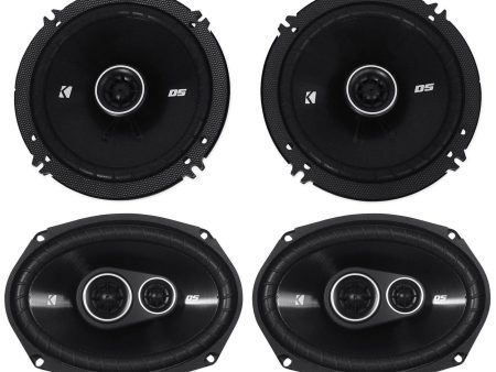 Kicker 43DSC6504 DSC650 6.5  Speakers+Kicker 43DSC69304 DSC6930 6x9 Speakers Online now