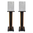 (2) Rockville 28  2-Tone Studio Monitor Speaker Stands For Rockville APM6B For Sale