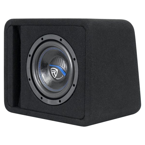 Rockville SK58 PACKAGE 8  800w Loaded K5 Car Subwoofer Enclosure+DB10 Amplifier Supply