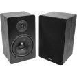 (2) Black 6.5  Home Bookshelf Speakers w Kevlar Woofers+JBL In-JBL Subwoofers Online Sale