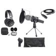 Samson Q8X PC Podcasting Podcast Streaming Bundle w  Microphone+Stand+Headphones Discount