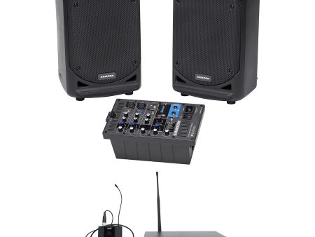 Samson Expedition XP300 300w Portable PA 6  Bluetooth Speakers+Mixer+Headset Mic Online Hot Sale