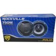 Rockville 6x9 +6.5  Car Speakers+Kicker 12  Subwoofer+5-Channel Amplifier+Wires For Cheap