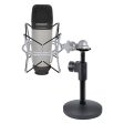 Samson C01 Studio Recording Podcast Microphone+Shock Mount+Weighted Mic Stand Fashion