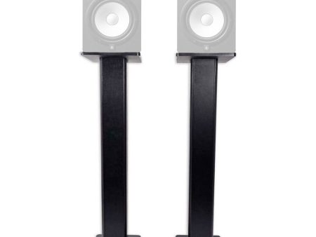 (2) Rockville 28  Studio Monitor Speaker Stands For Yamaha HS8 Monitors Online Sale