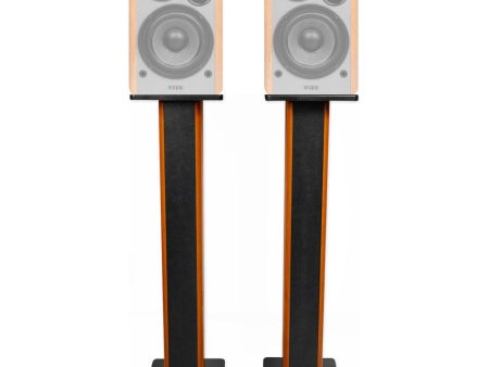 (2) 36  Bookshelf Speaker Stands For Edifier R1280T Bookshelf Speakers Online now