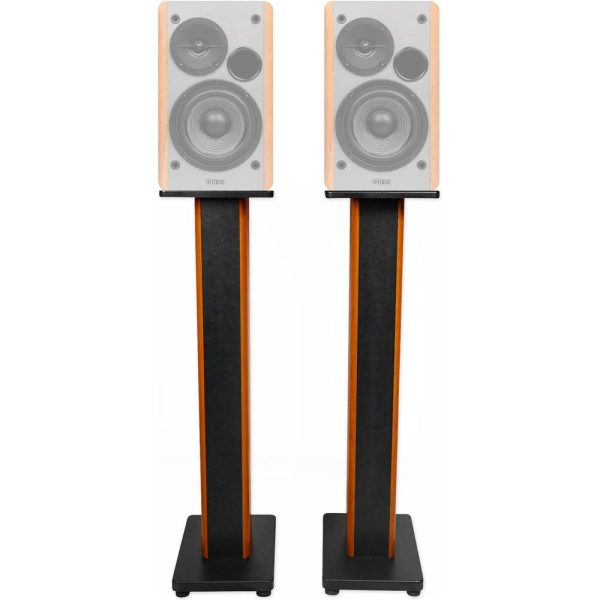 (2) 36  Bookshelf Speaker Stands For Edifier R1280T Bookshelf Speakers Online now