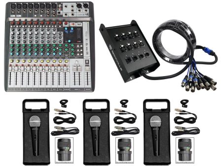 Soundcraft Signature 12 MTK 12MTK Mixer w  Interface+Snake Cable+(3) Microphones Online Sale