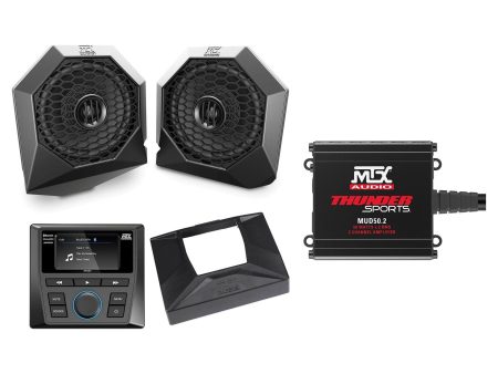 Speakers for 14-18 Polaris RZR XP1000 900+Pods+Amp Bluetooth Player+Dash Kit Cheap