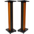 (2) 36  Bookshelf Speaker Stands For Klipsch R-15PM Bookshelf Speakers Hot on Sale