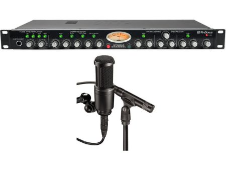 Package: Presonus StudioChannel Studio Channel Tube Mic Preamp + 2 Studio Mics Discount