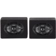 (2) RE Audio REX6.9 6x9 400 Watt 3-Way Car Speakers+(2) Sealed Enclosures REX69 Sale