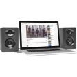 (2) SAMSON M30 3  Powered Studio Computer Podcast Monitors Speakers+8  Subwoofer For Discount