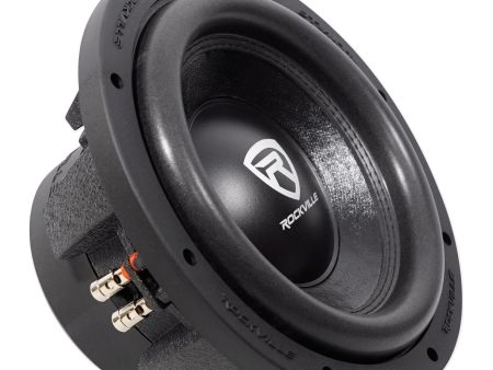 Rockville W10K6D2 V2 10  2000w Peak Car Audio Subwoofer Dual 2-Ohm Sub 500w RMS CEA Rated Supply