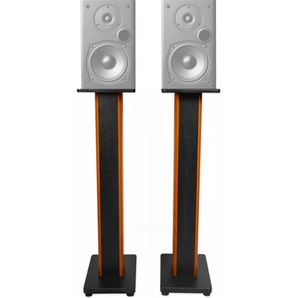 (2) 36  Bookshelf Speaker Stands For Polk Audio T15 Bookshelf Speakers Online now