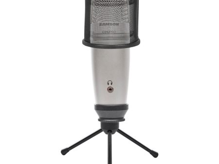 Samson C01U Pro USB Studio Condenser Microphone+Tripod Stand+Curved Pop Filter Online