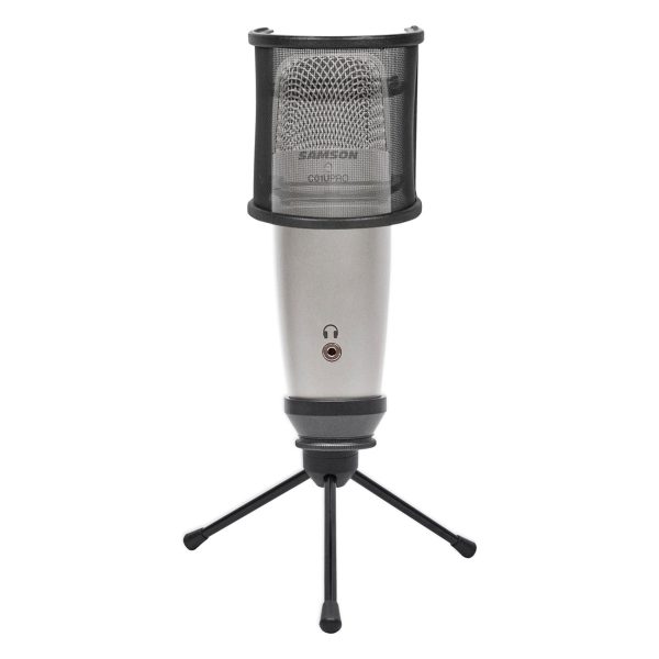 Samson C01U Pro USB Studio Condenser Microphone+Tripod Stand+Curved Pop Filter Online