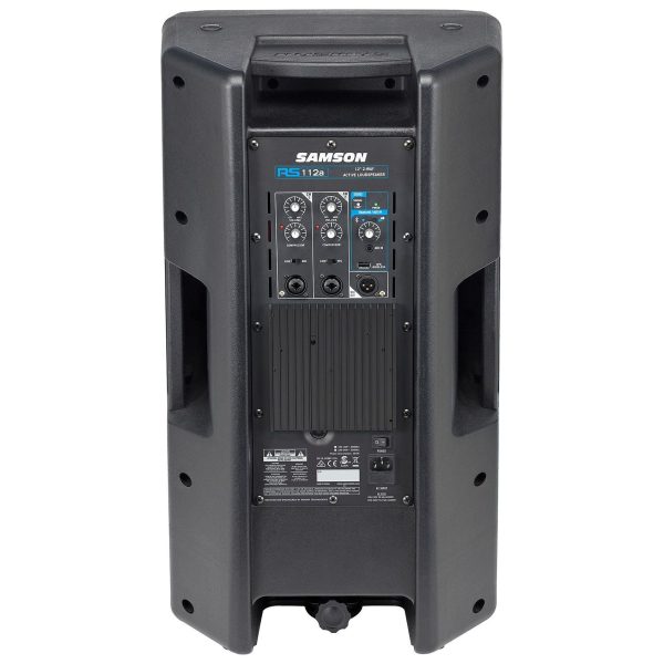 Samson RS112A 12  400 Watt Powered Active Bi-amped DJ PA Speaker w Bluetooth USB Supply