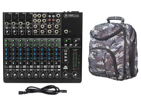 Mackie 1202VLZ4 12-Channel Compact Analog Mixer w  4 ONYX Preamps + CAMOPACK For Cheap