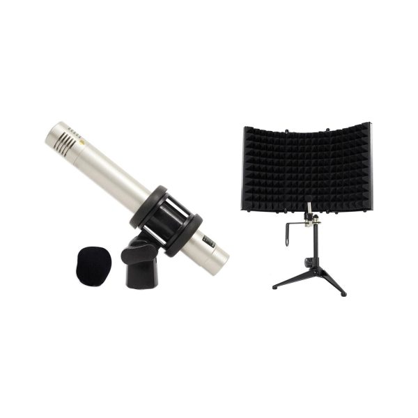 Samson C02 Pair Pencil Condenser Studio Recording Microphones Mics+Iso Shield For Cheap