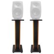 (2) Rockville 28  2-Tone Studio Monitor Speaker Stands For Genelec 8040B Online Sale