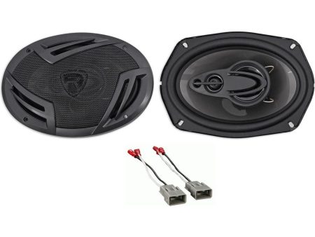 Rockville CSC 900W 6x9  Rear Deck Speaker Replacement Kit For 2009-2014 Acura TL For Sale