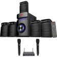 Rockville Hybrid Home Theater Karaoke Machine System w 5.25  Sub+2 Wireless Mics on Sale