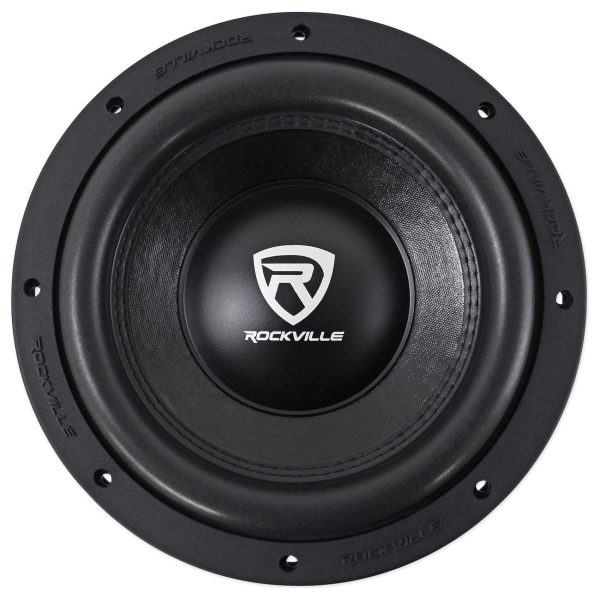 Rockville W10K6D2 V2 10  2000w Peak Car Audio Subwoofer Dual 2-Ohm Sub 500w RMS CEA Rated Supply