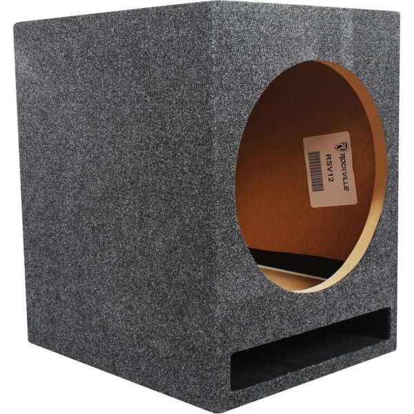 Rockville K5 W12K5S2 12  1400w Subwoofer+Vented Sub Box+Mono Amplifier+Amp Kit Hot on Sale