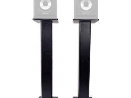 (2) Rockville 36” Studio Monitor Speaker Stands For Behringer NEKKST K5 For Sale