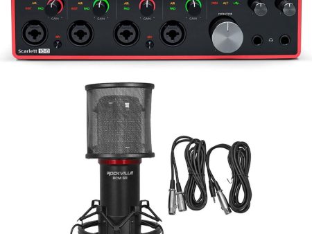 Focusrite Scarlett 18i8 3rd Gen 18-in, 8-out USB audio interface and Condenser Mic Hot on Sale