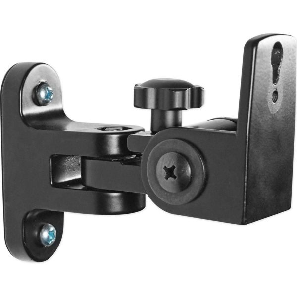 (2) Hidden Wall Mount Swivel Brackets For Mackie CR4BT Studio Monitor Speakers Sale