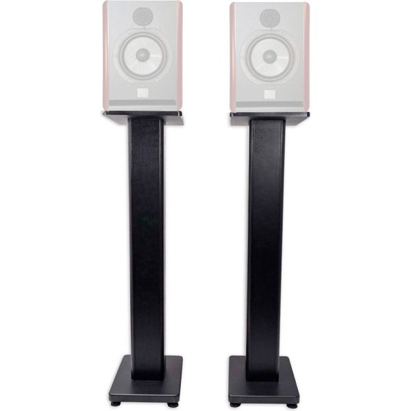 (2) Rockville 28  Studio Monitor Speaker Stands For Focal SOLO6 BE Monitors Supply