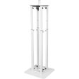 (1) Rockville White Adjustable Totem Speaker Stand For EV Electro-Voice EKX-15P Online Hot Sale