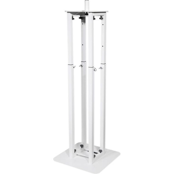 (1) Rockville White Adjustable Totem Speaker Stand For EV Electro-Voice EKX-15P Online Hot Sale