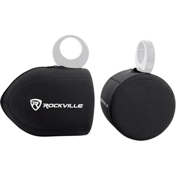 Rockville Neoprene Covers For 2) MB Quart NHT1-120LW 8  Wakeboard Tower Speakers Online Hot Sale