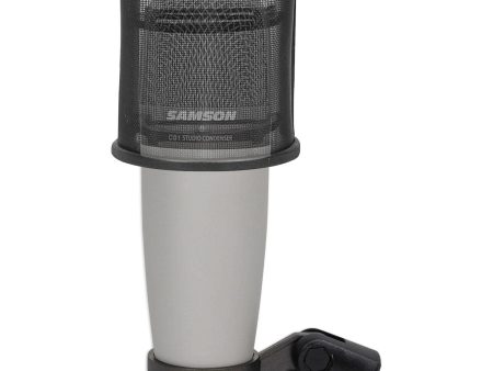 Samson C01 Studio Condenser Recording Microphone+Curved Pop Filter Windscreen For Discount