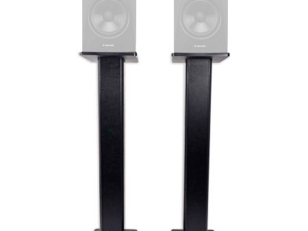 (2) Rockville 36” Studio Monitor Speaker Stands For ADAM Audio A7X Monitors Online now