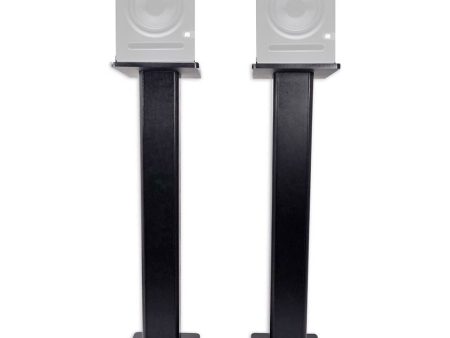 (2) Rockville 36” Studio Monitor Speaker Stands For Presonus Eris E5 For Discount