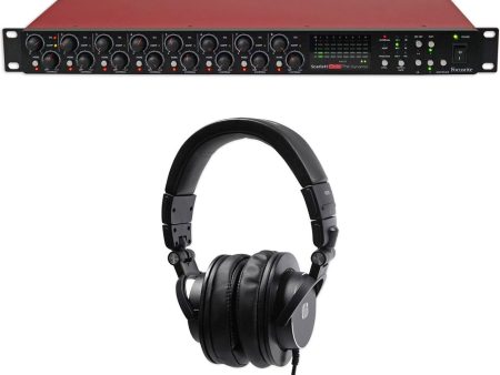 Focusrite Scarlett OctoPre Dynamic 8Ch Microphone Mic Preamp+Presonus Headphones For Cheap