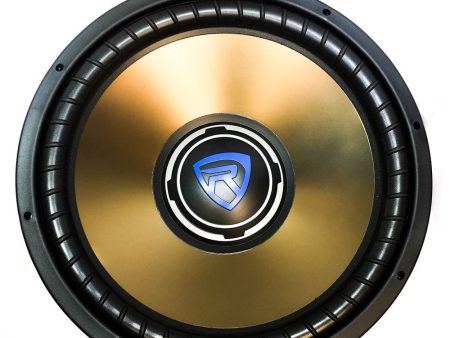 Rockville 500 Watt 15  Car Audio Subwoofer Gold Sub - 4 Ohm Supply