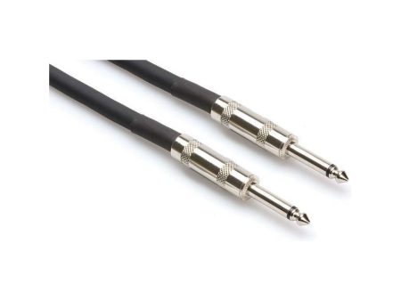 Hosa SKJ-603 3  Foot 16 AWG 1 4  TS to 1 4  TS Speaker Cable on Sale