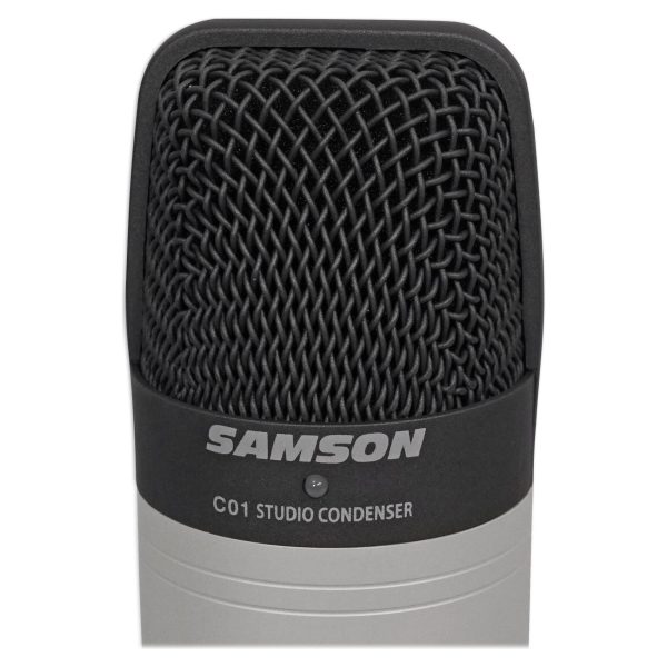 Samson C01 Studio Recording Microphone+Curved Pop Filter Windscreen+Shock Mount Discount