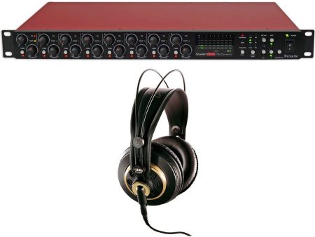 Focusrite Scarlett OctoPre Dynamic ADAT 8-Channel Mic Preamp+ADAT+AKG Headphone Cheap