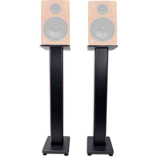 (2) Rockville 28  Studio Monitor Speaker Stands For Rockville APM8C Supply